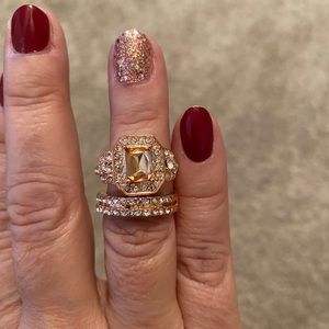 Champagne Colored Wedding Set